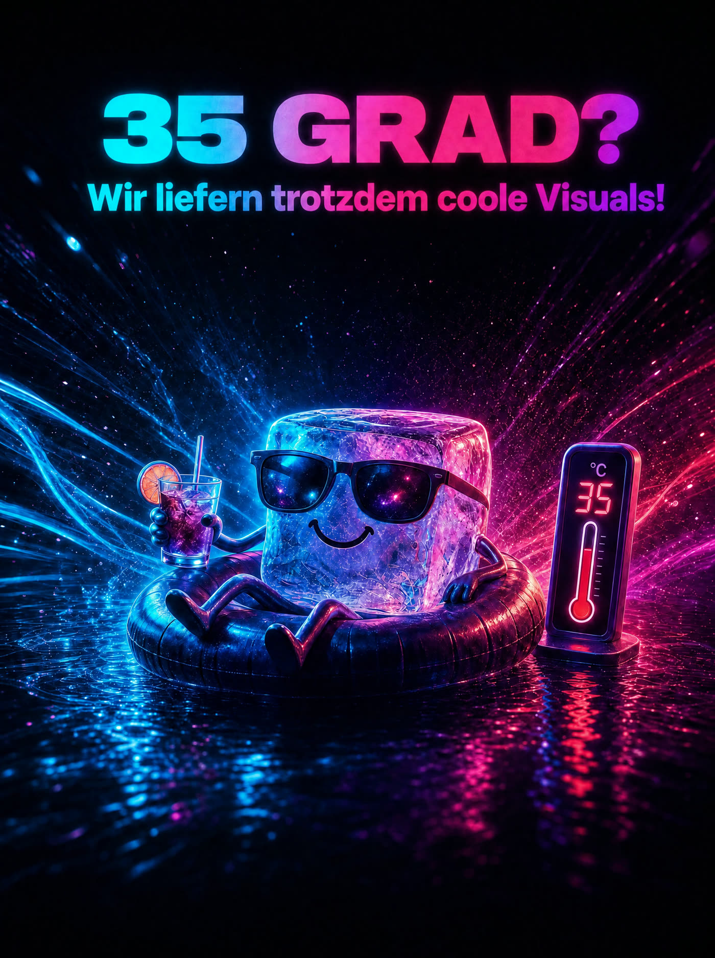 Sommer Social Visual 35 Grad