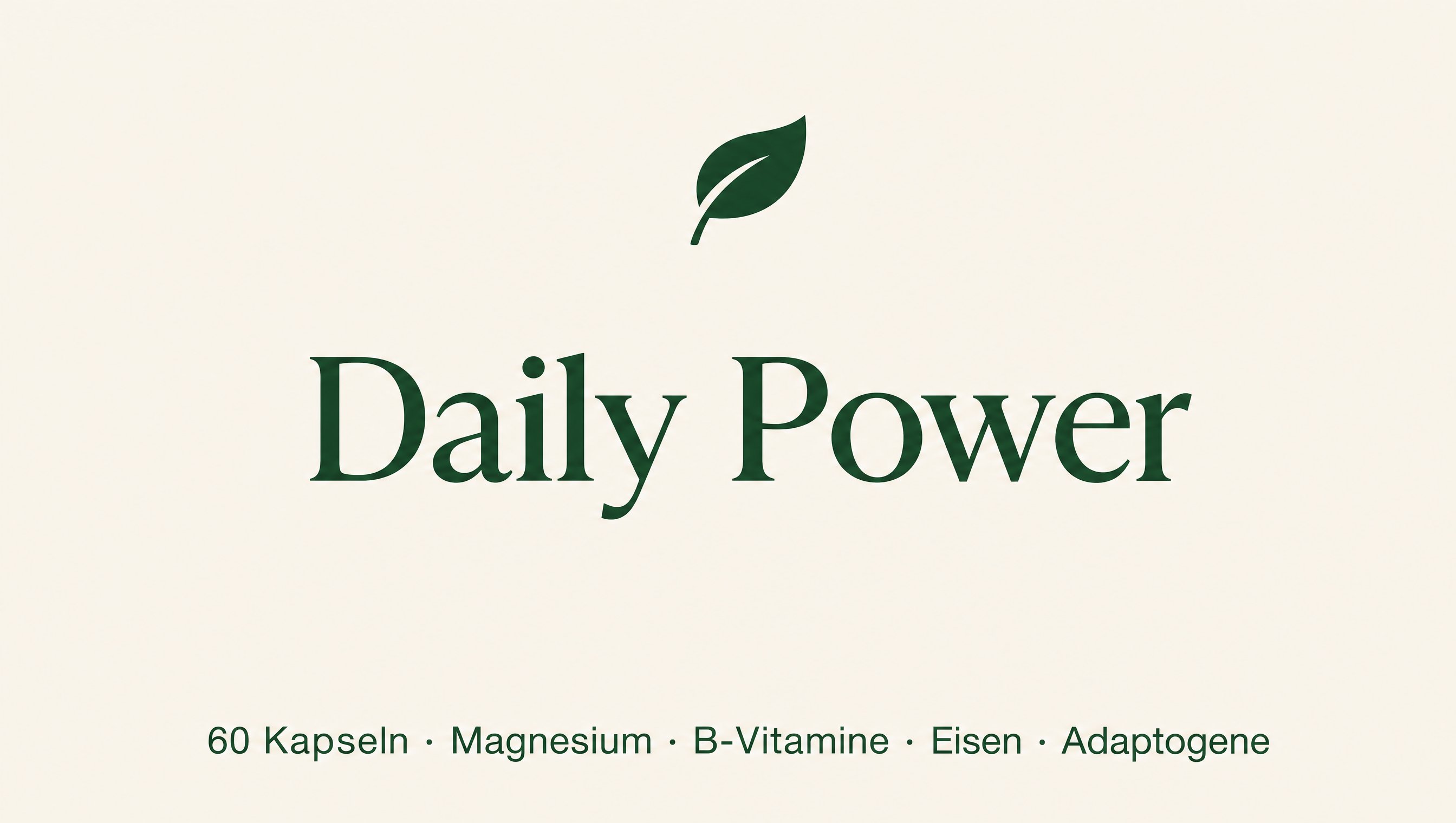 Daily Power – Label-Mockup