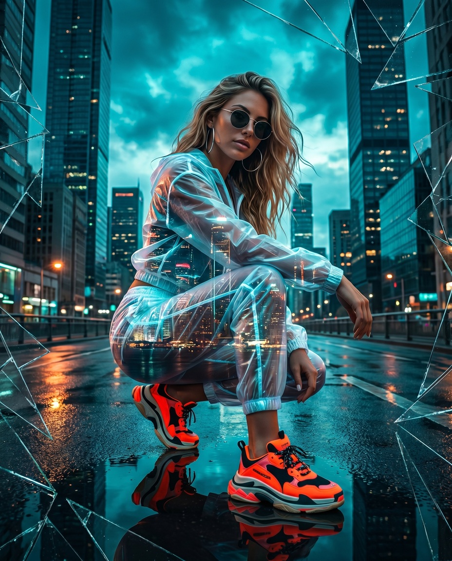 Neon City Urban Fashion