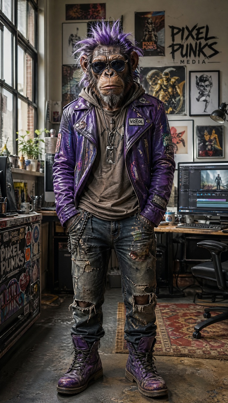 Pixel Punks Branded Character